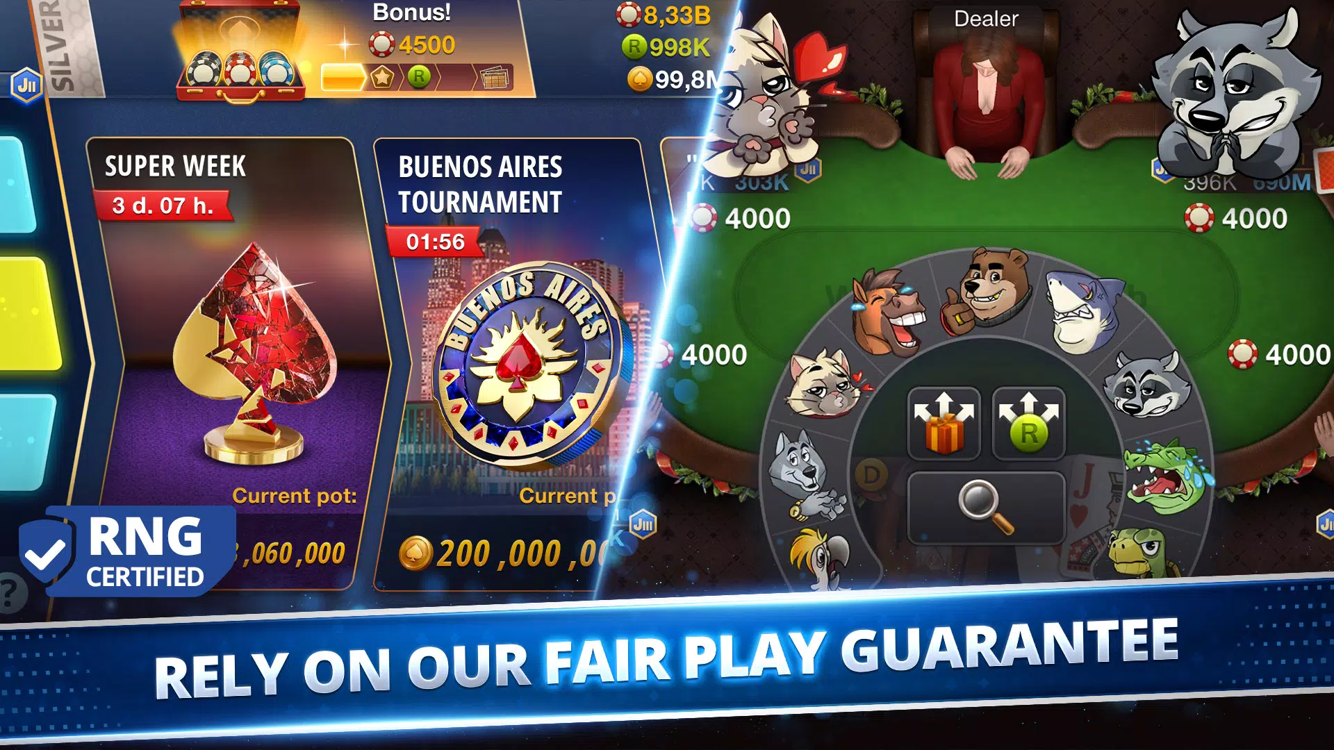 City Poker ภาพหน้าจอ 1