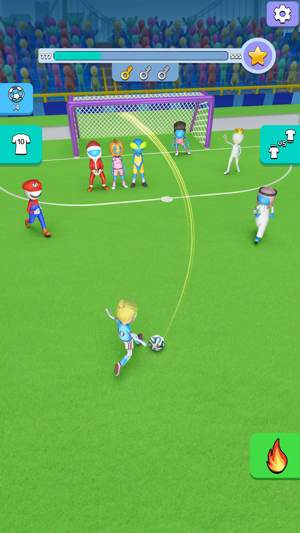Kick It – Fun Soccer Game Captura de tela 2