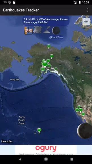 Earthquakes Tracker Screenshot 2