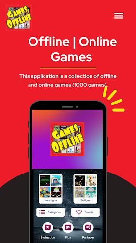 Offline Mini Games All in One Ảnh chụp màn hình 1