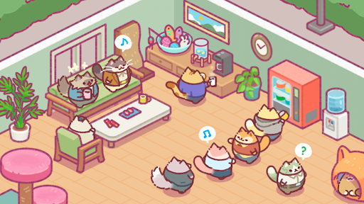 Office Cat Idle Tycoon Game 스크린샷 2