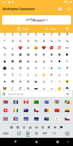 Fancy Text Symbols Zrzut ekranu 2