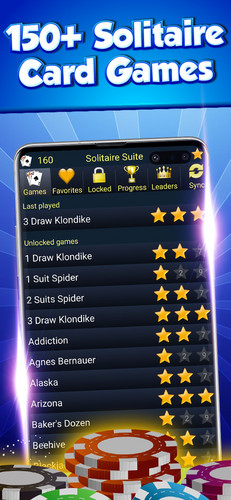 Solitaire Card Games Collection 150+ Solitaire Games Captura de tela 1