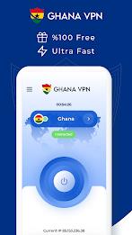 VPN Ghana - Get Ghana IP Captura de pantalla 1