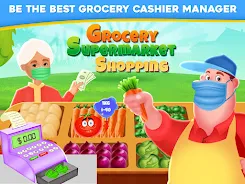 Grocery Shopping Cash Register स्क्रीनशॉट 1