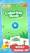 Animal Coloring Games for Kids Captura de tela 1