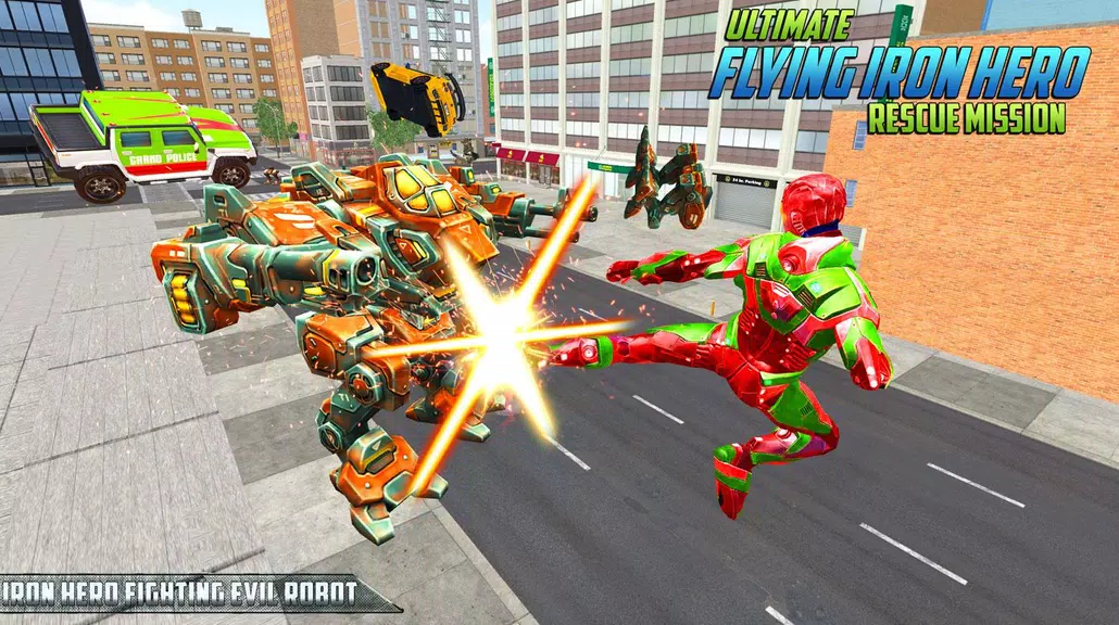 Ultimate KungFu Superhero Iron Fighting Free Game Screenshot 1