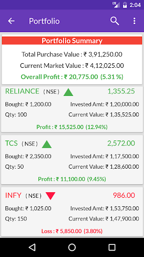 NSE BSE Indian Stock Quotes - Live Market Prices Скриншот 2