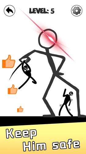 Save Stickman: Brain Draw Line应用截图第2张