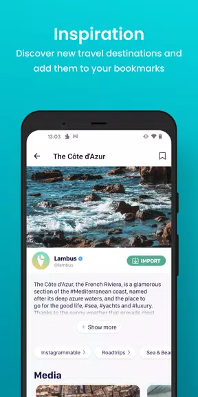 Lambus | Travel Planner ဖန်သားပြင်ဓာတ်ပုံ 3