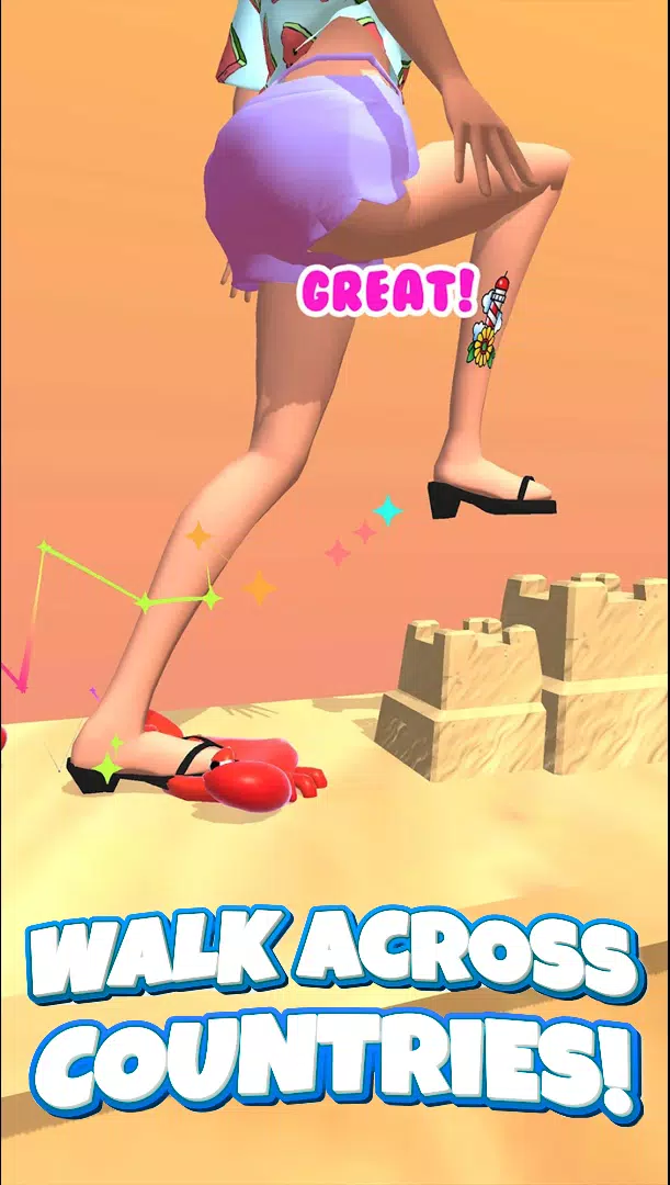 ASMR Tippy Toe - satisfaisants Capture d'écran 4