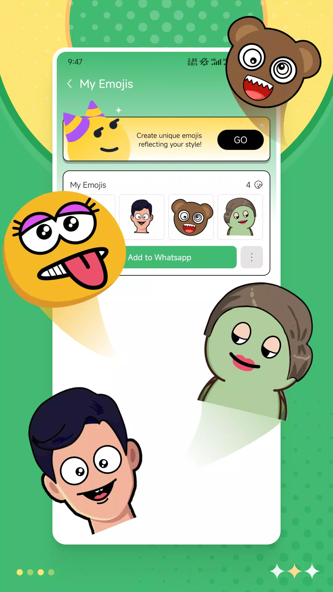 Emoji Maker.Style ဖန်သားပြင်ဓာတ်ပုံ 4