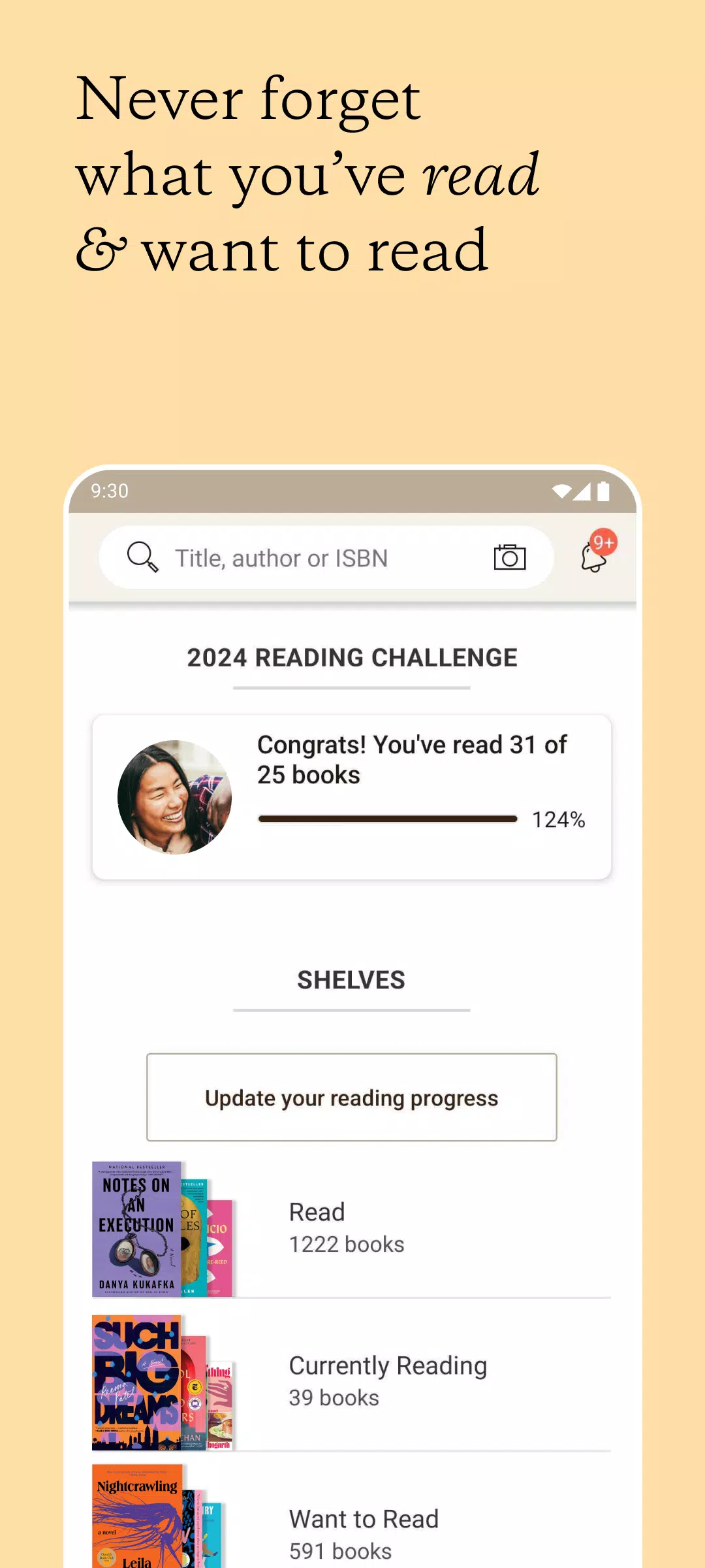Goodreads Tangkapan skrin 3