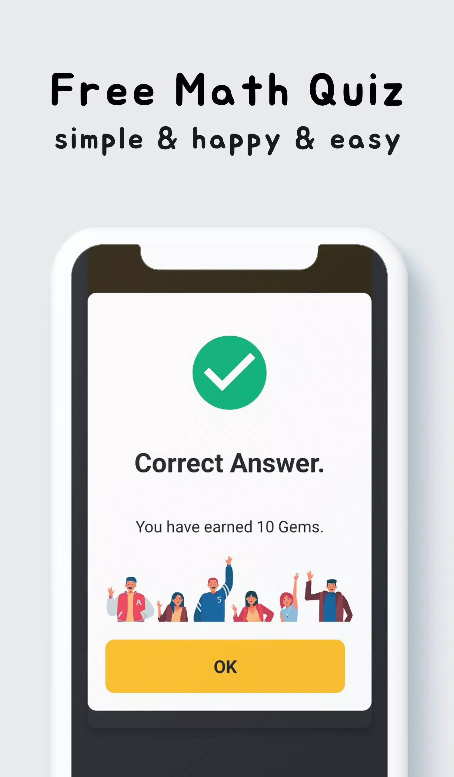 Gems Math Quiz - Plus Screenshot 2