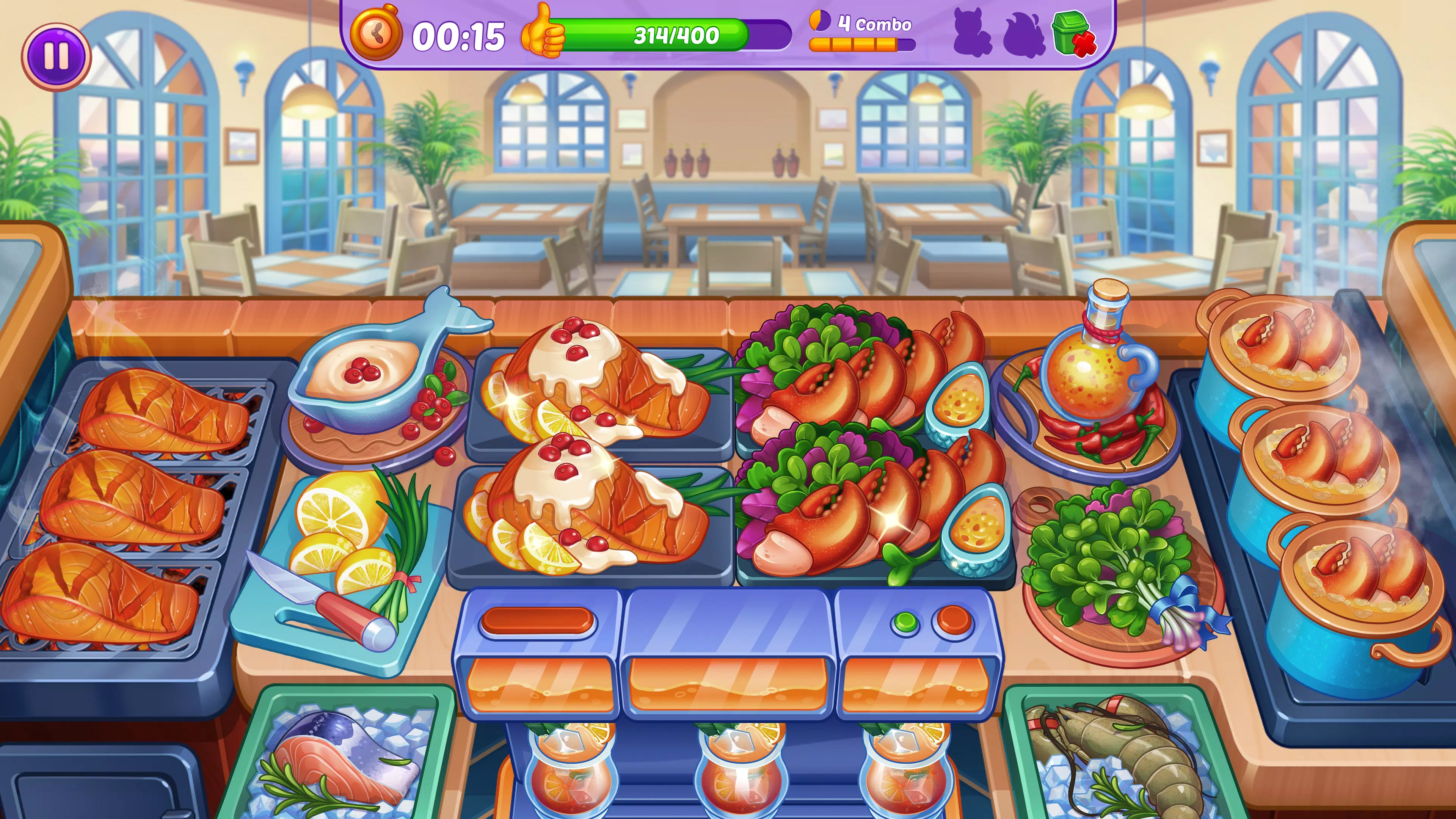 Cooking Crush: juego de cocina Captura de pantalla 2