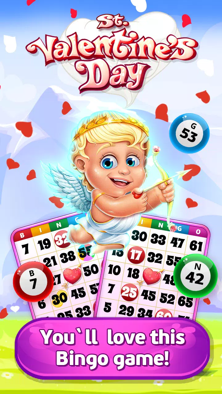 Bingo St. Valentine’s Day Schermafbeelding 1