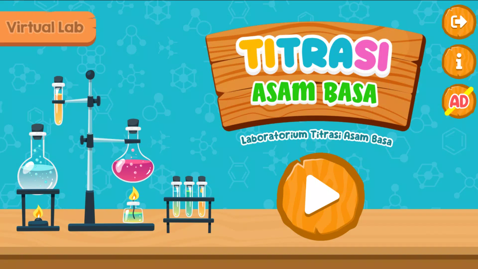 Virtual Lab Titrasi Asam Basa Ảnh chụp màn hình 1