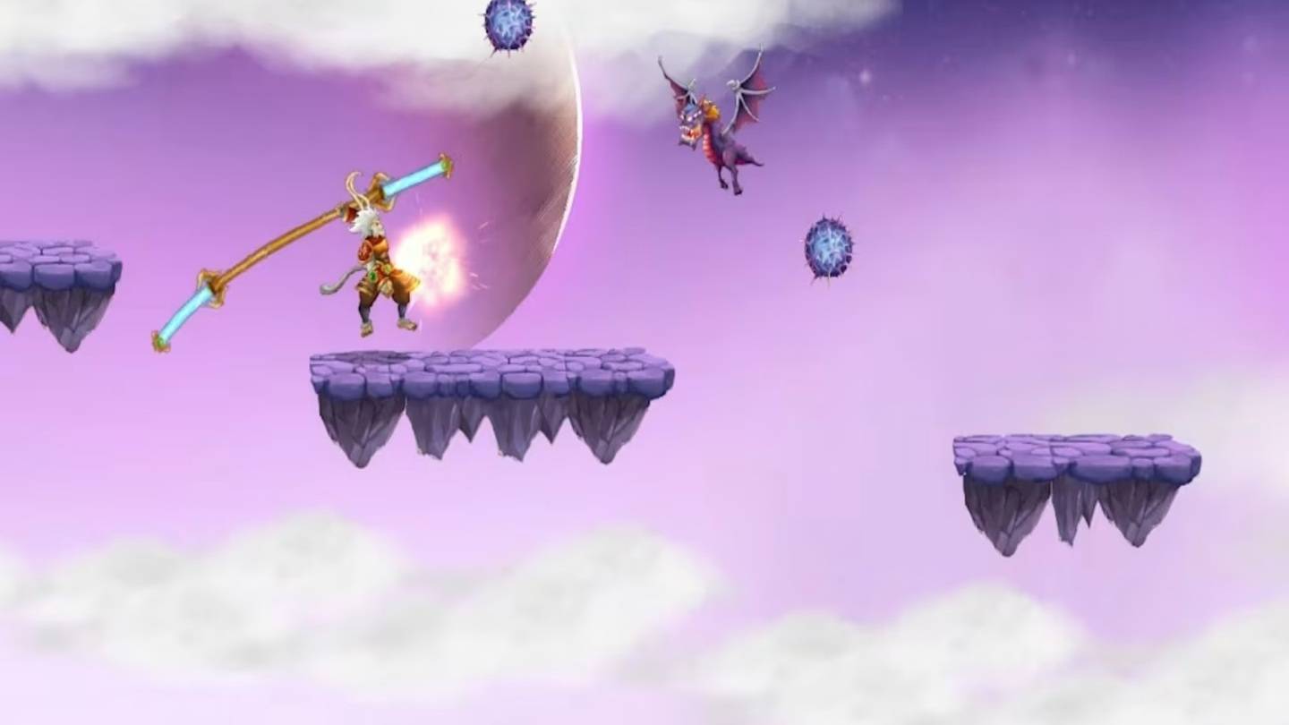 Ang Monkey King Swings sa Nintendo Switch