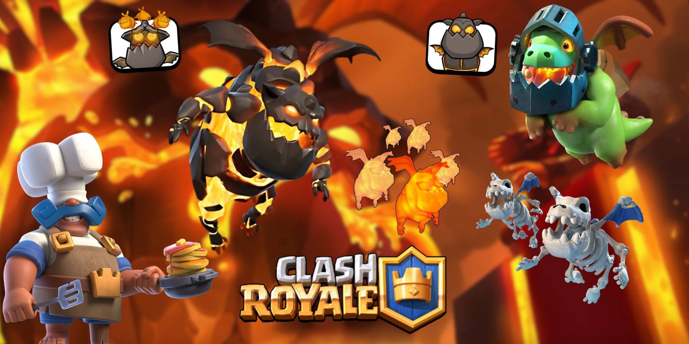 Nangungunang lava hound deck sa Clash Royale