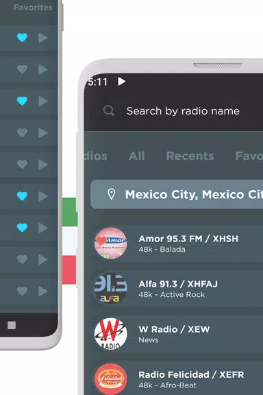 Radio Mexico FM online Schermafbeelding 3