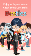 Besties - Make friend & Avatar 스크린샷 2