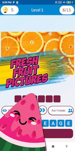 Guess the fruit name game Captura de pantalla 4