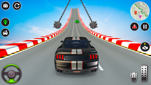 Ramp Car Stunt Racing Game Mod Скриншот 2