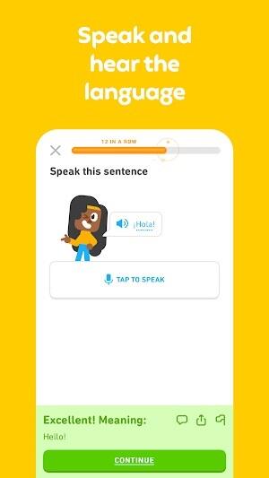 Duolingo ภาพหน้าจอ 3