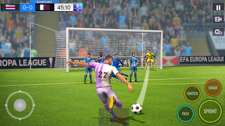 Football 3D Star Schermafbeelding 2