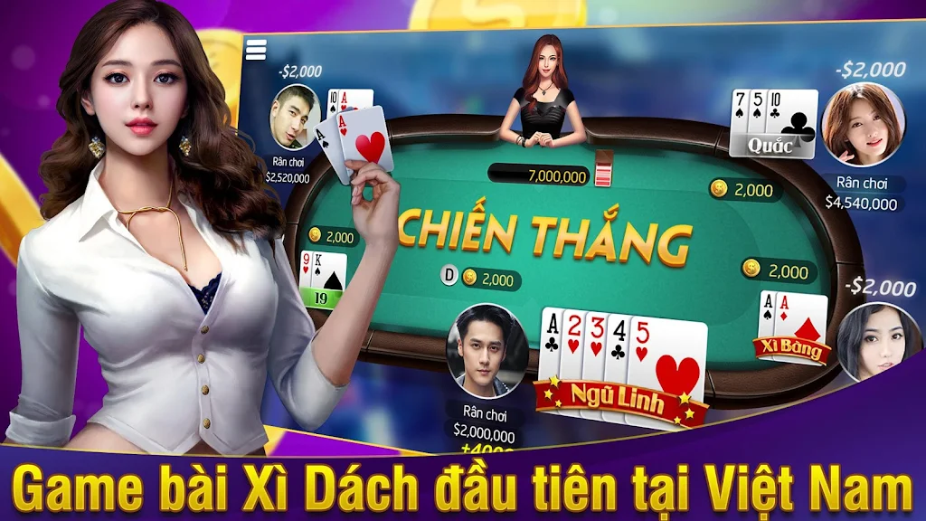 Xì Dách Online Captura de tela 1