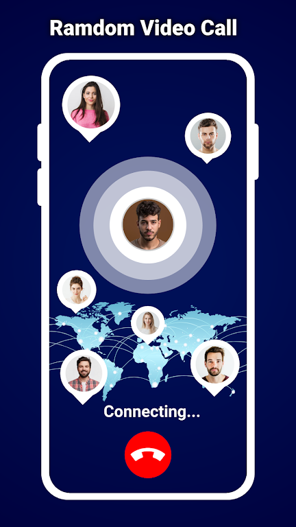 Live Video Call - Global Chat Tangkapan skrin 4