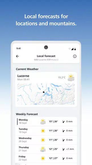 MeteoSwiss Screenshot 3