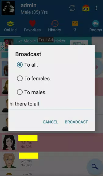 Random Chat (worldwide) Ảnh chụp màn hình 3