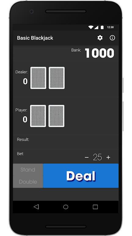 Basic Blackjack Screenshot 1
