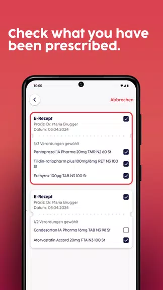 gesund.de - E-Prescription App Screenshot 3
