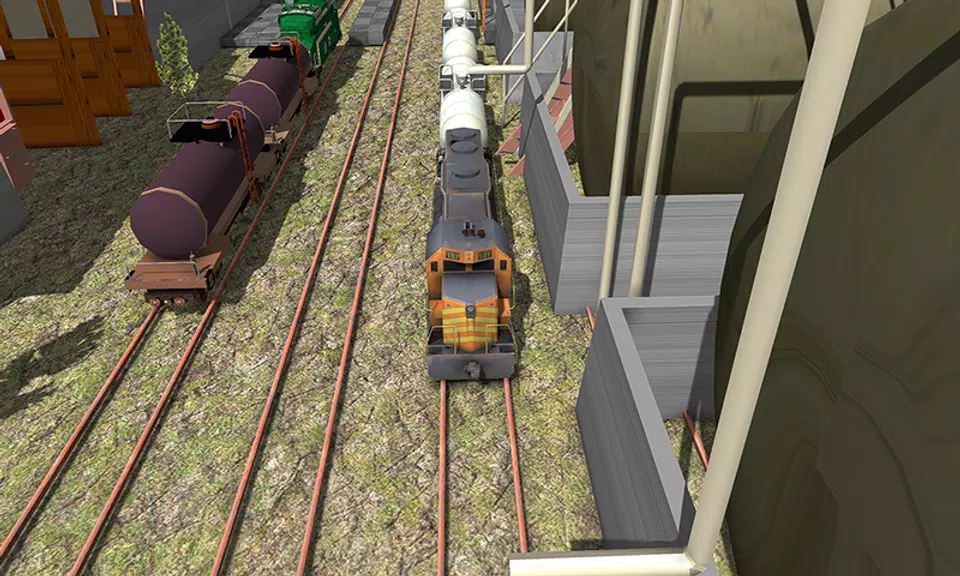 Oil Tanker Train Driving Sim Tangkapan skrin 3