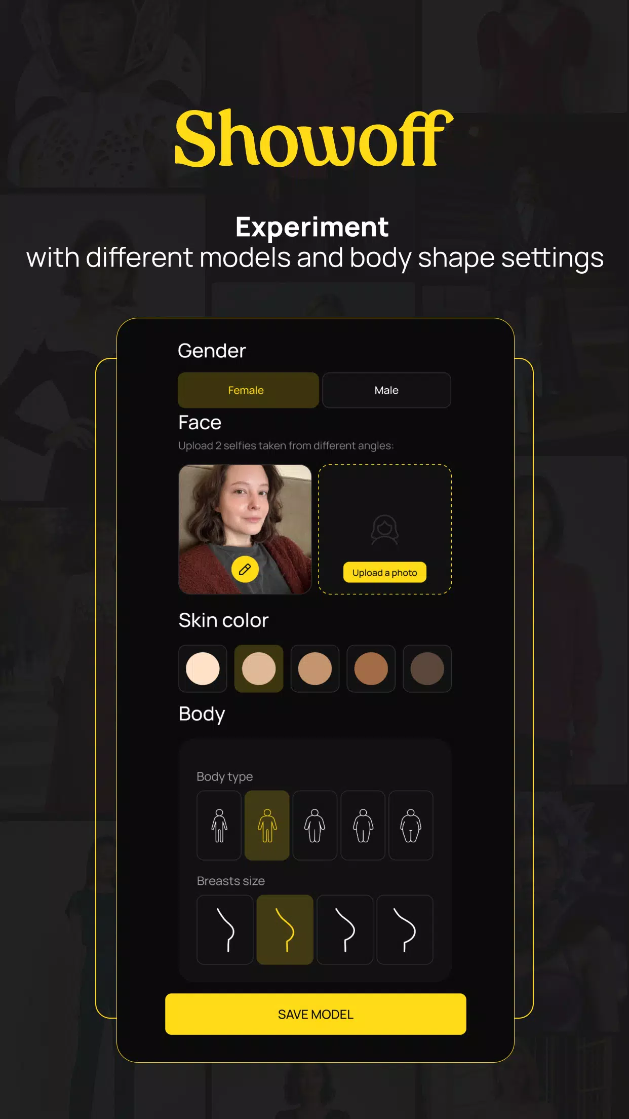 Showoff: create an ideal look ภาพหน้าจอ 4