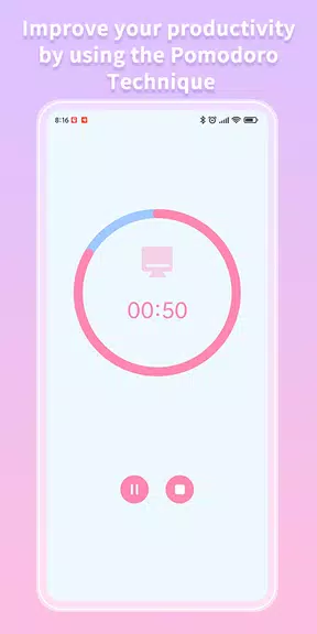 Brain Focus Productivity Timer Tangkapan skrin 1