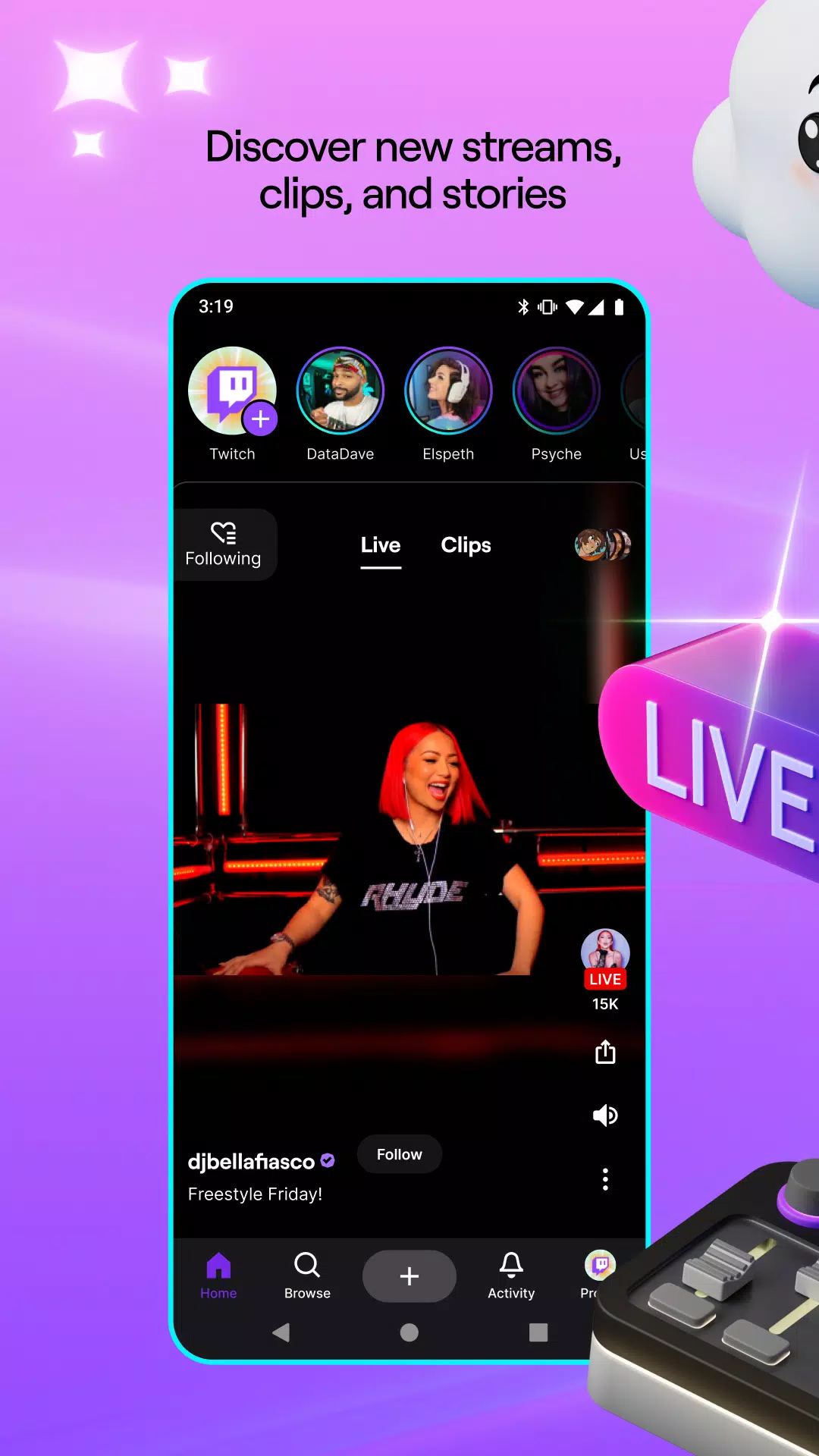 Twitch: Live Game Streaming स्क्रीनशॉट 1