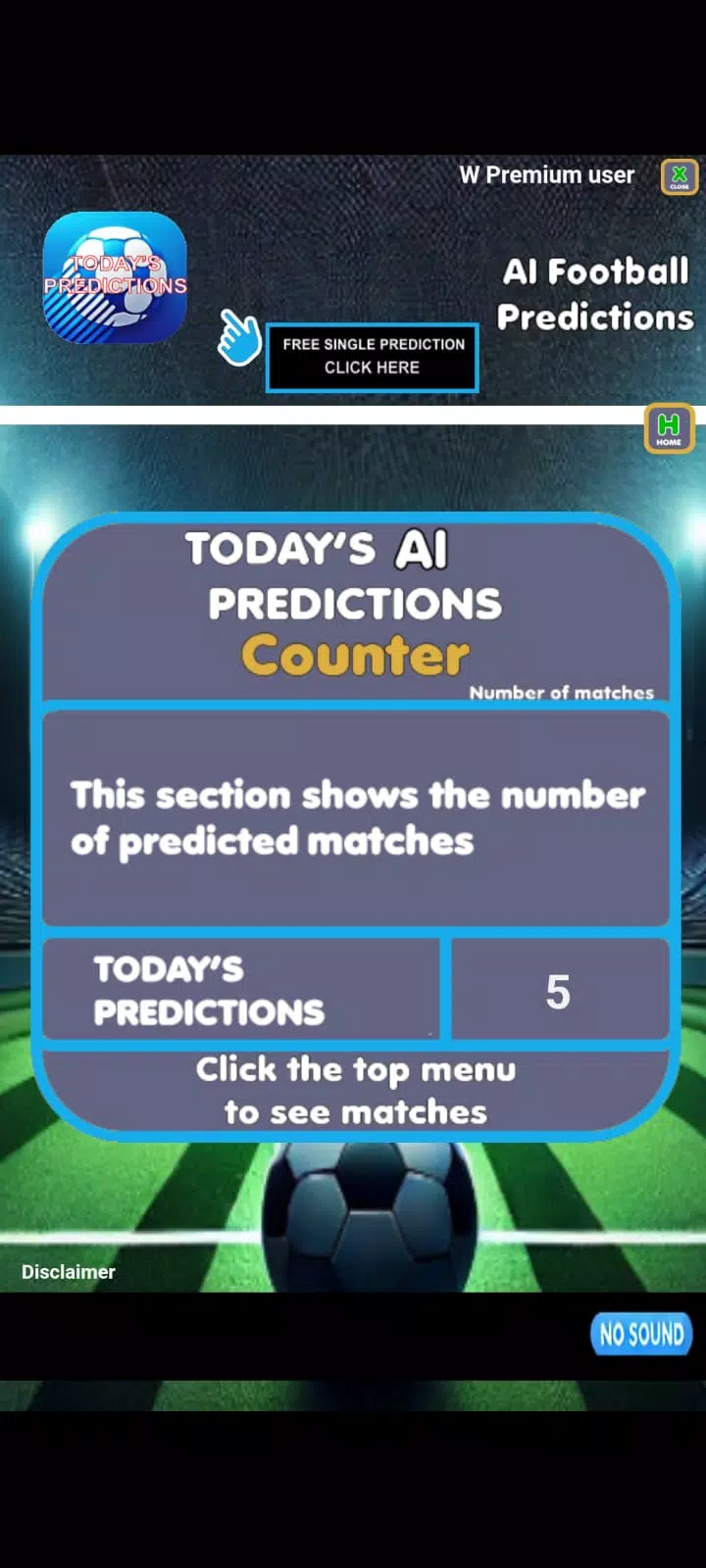 Ai football predictions Ảnh chụp màn hình 2