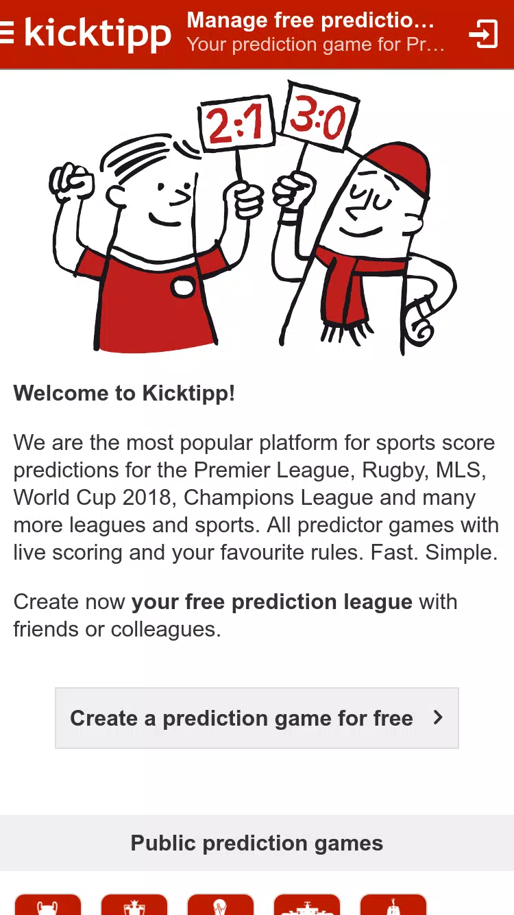 Kicktipp - Die Tippspiel App應用截圖第1張