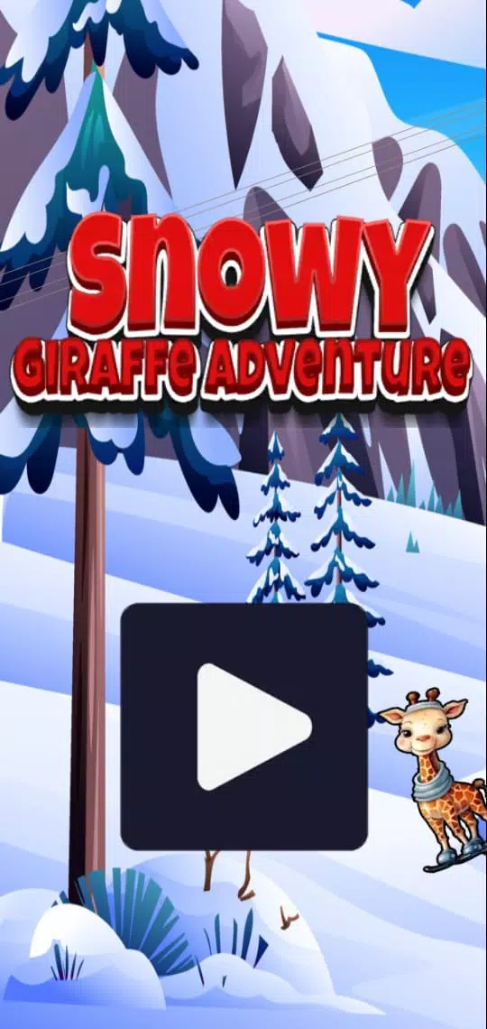 Snowy Giraffe Adventure ဖန်သားပြင်ဓာတ်ပုံ 1