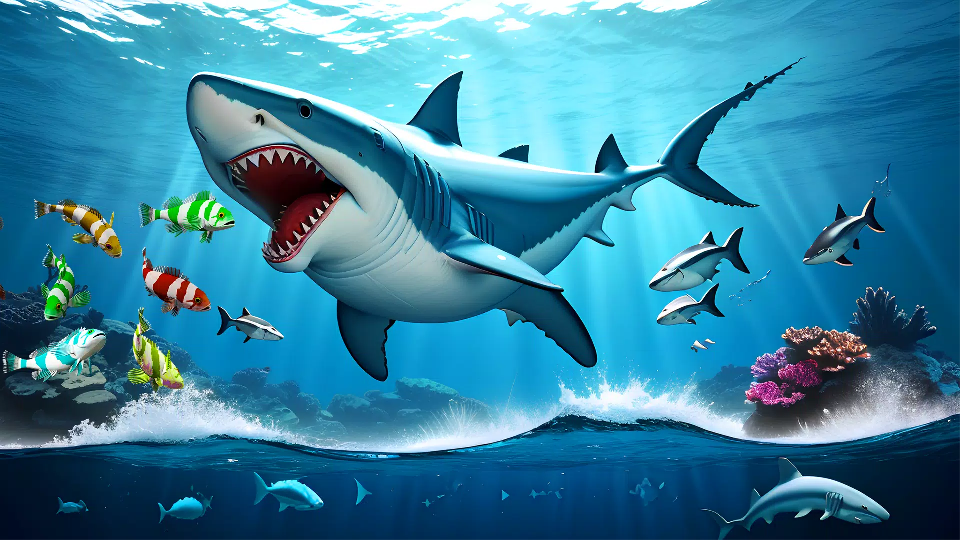 Shark Attack Games Offline Capture d'écran 3