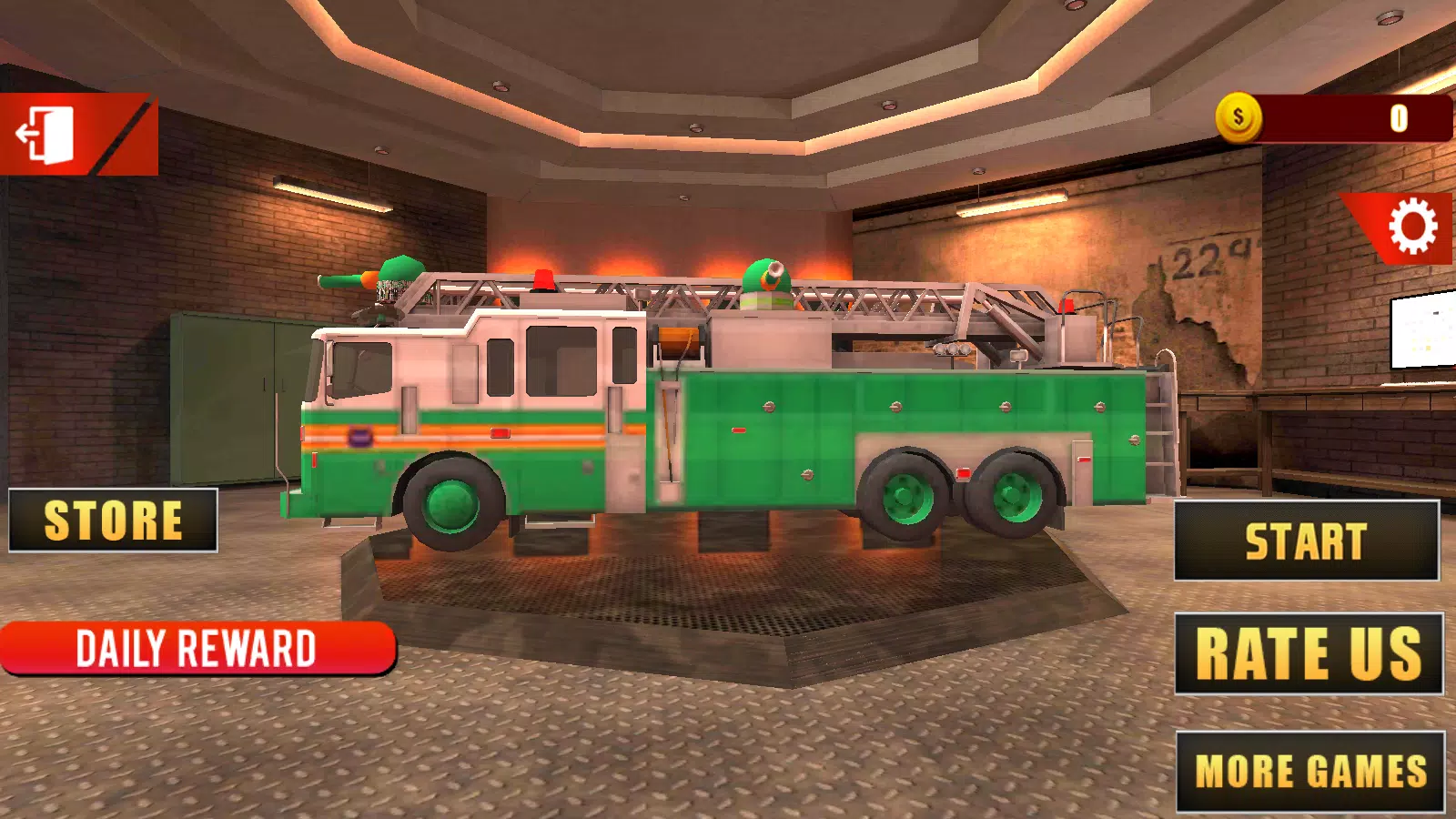 Fire Truck Simulator Rescue Captura de tela 4
