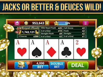 Video Poker Play Poker Offline スクリーンショット 2