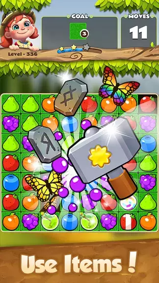 Fruits POP : Match 3 Puzzle Скриншот 4