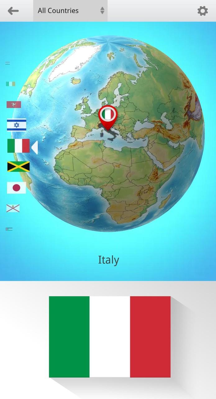 Flags On the Globe Screenshot 4