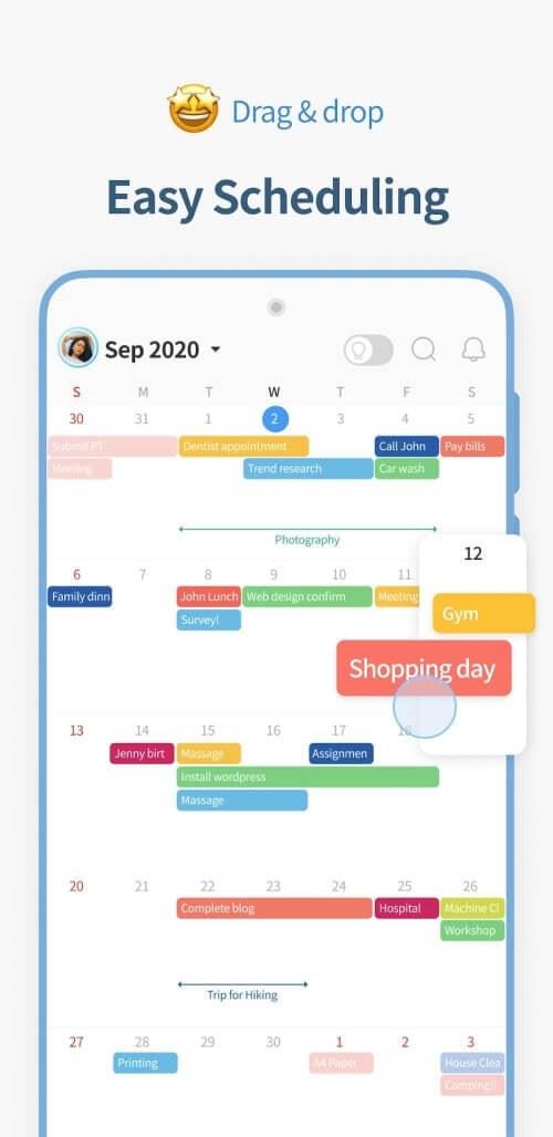 TimeBlocks -Calendar/Todo/Note Captura de tela 1