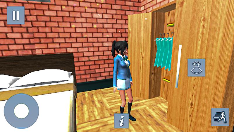 Anime Games: Office Girl Sim ဖန်သားပြင်ဓာတ်ပုံ 1