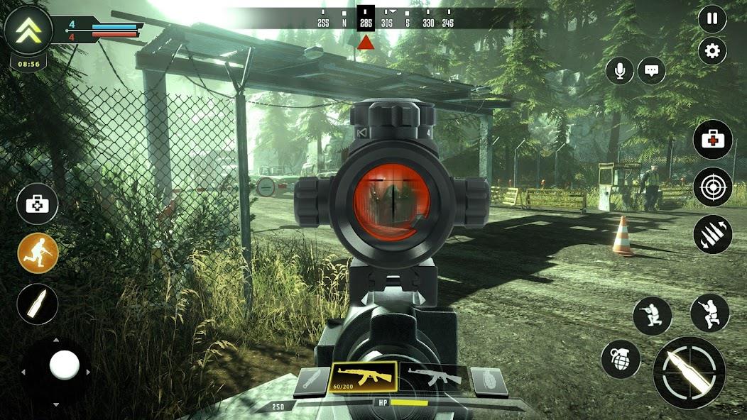 Sniper Game: Shooting Gun Game Mod Captura de tela 4